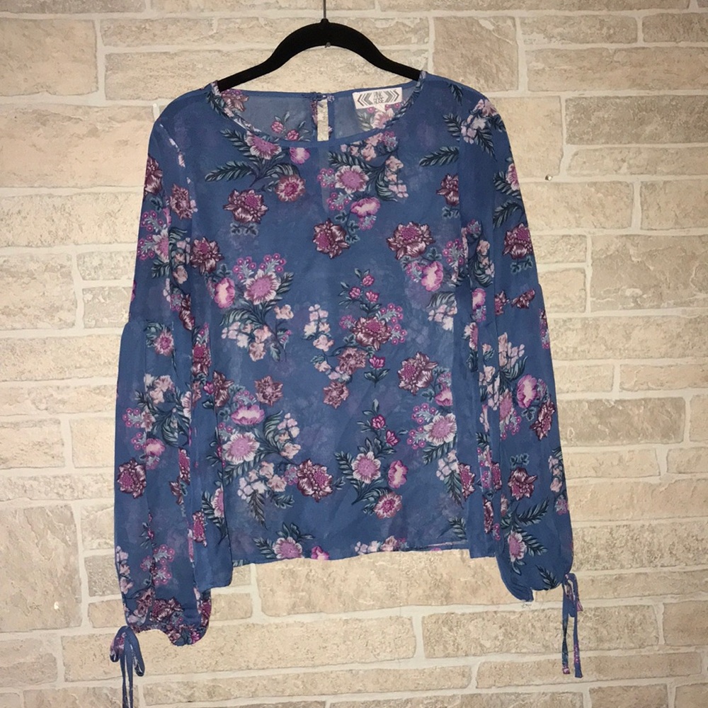 Pink Rose Sheer Blouse